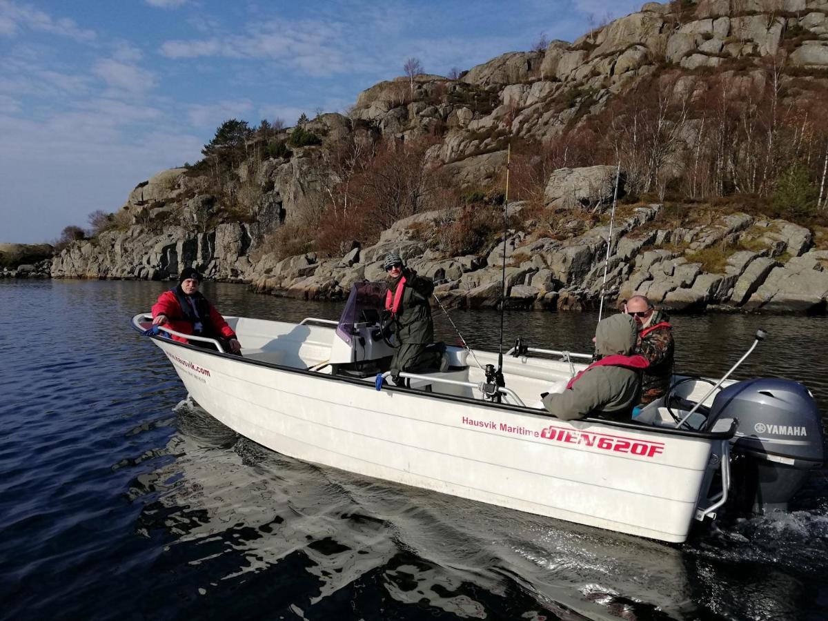 Hausvikstranda Lyngdal Exteriér fotografie